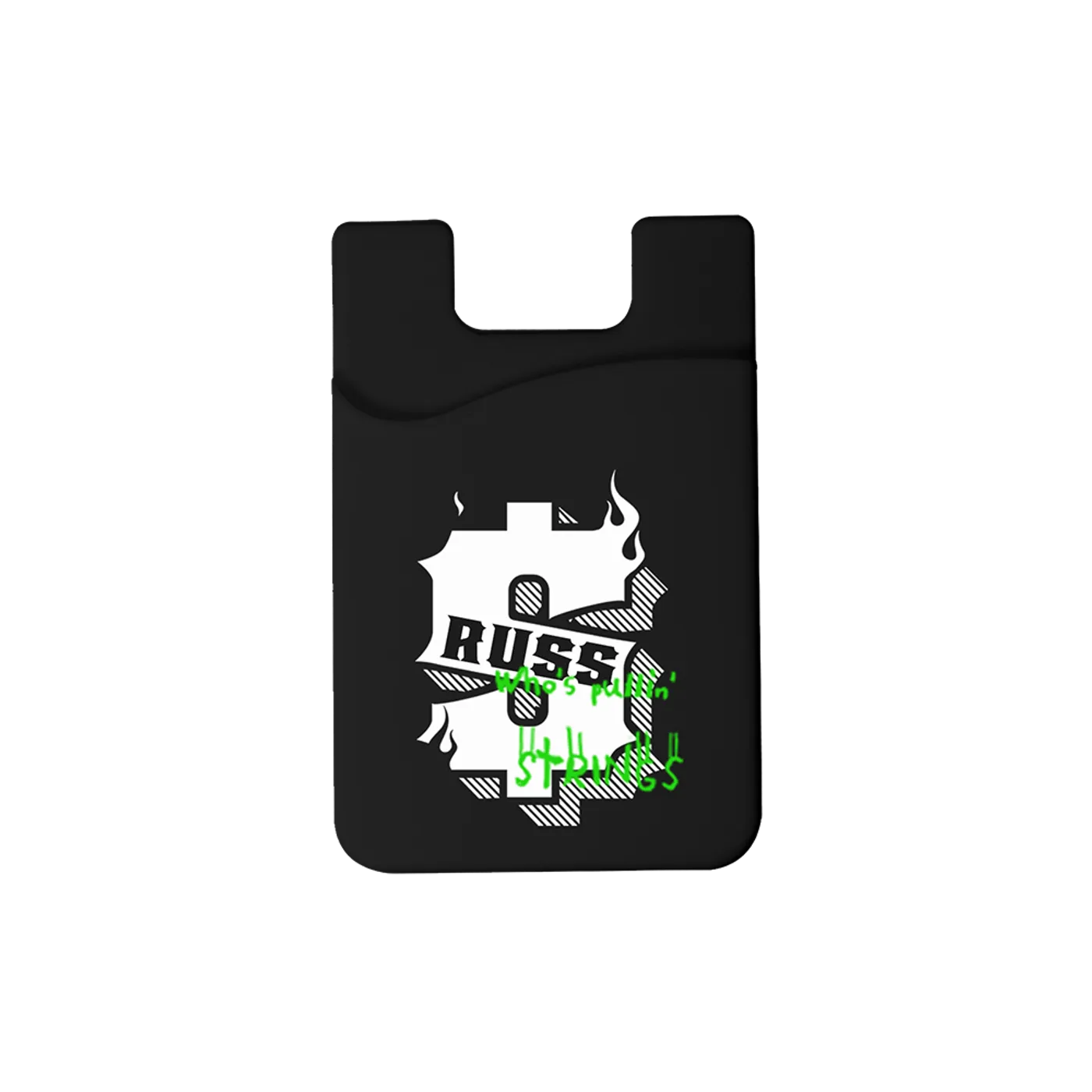 Russ Who's Pullin Strings Cell Phone Wallet