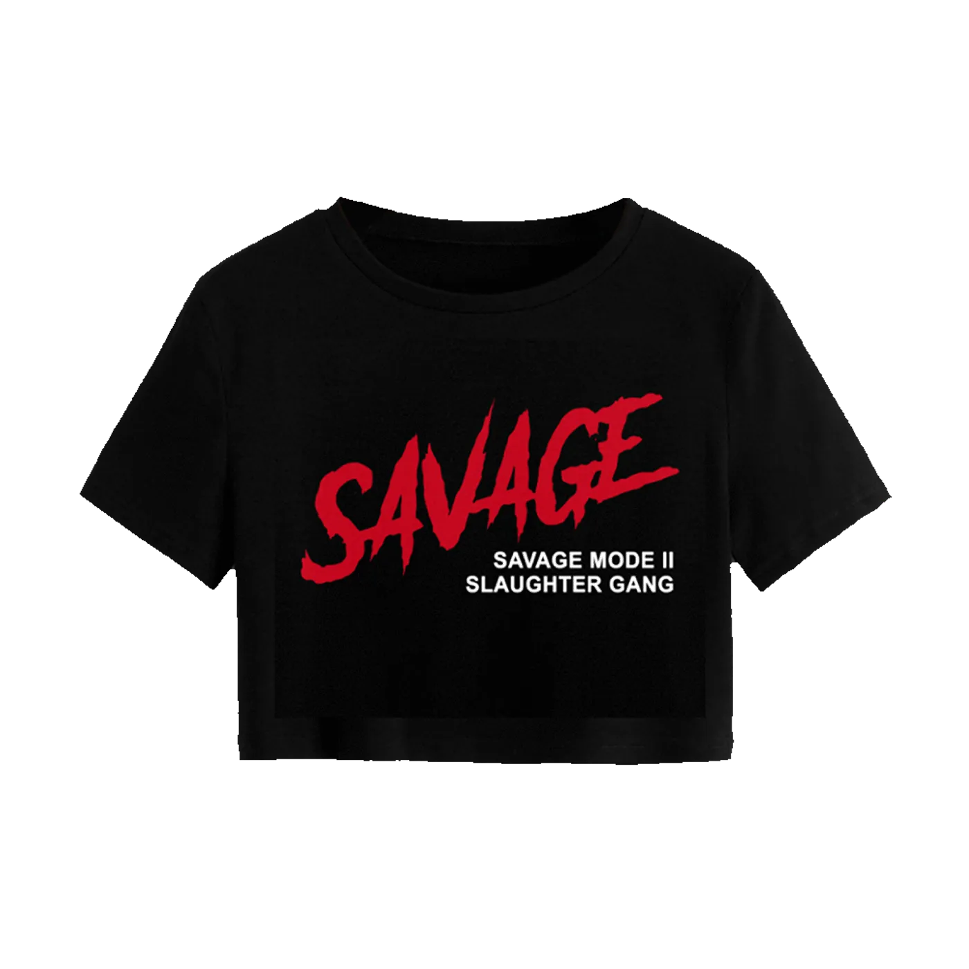 21 Savage Savage Cropped Tee