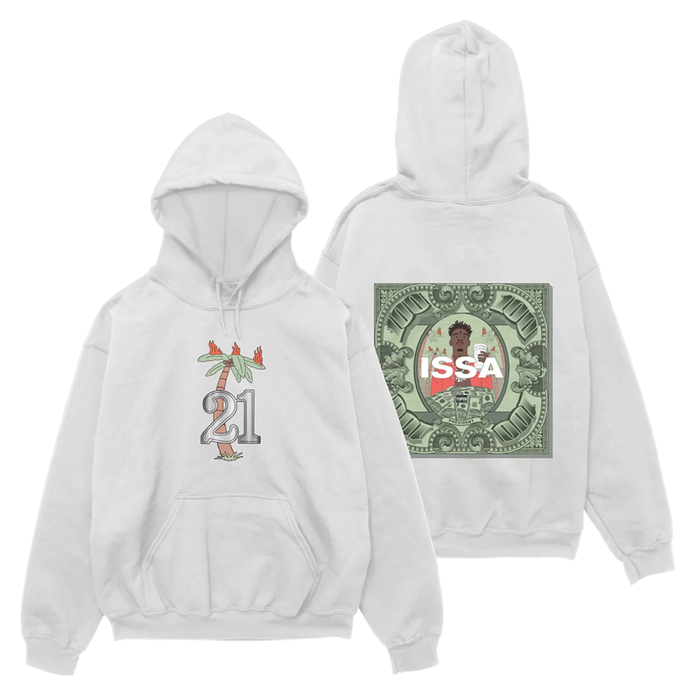 21 Savage 1-2-3-4-5-6-7-8 Hoodie