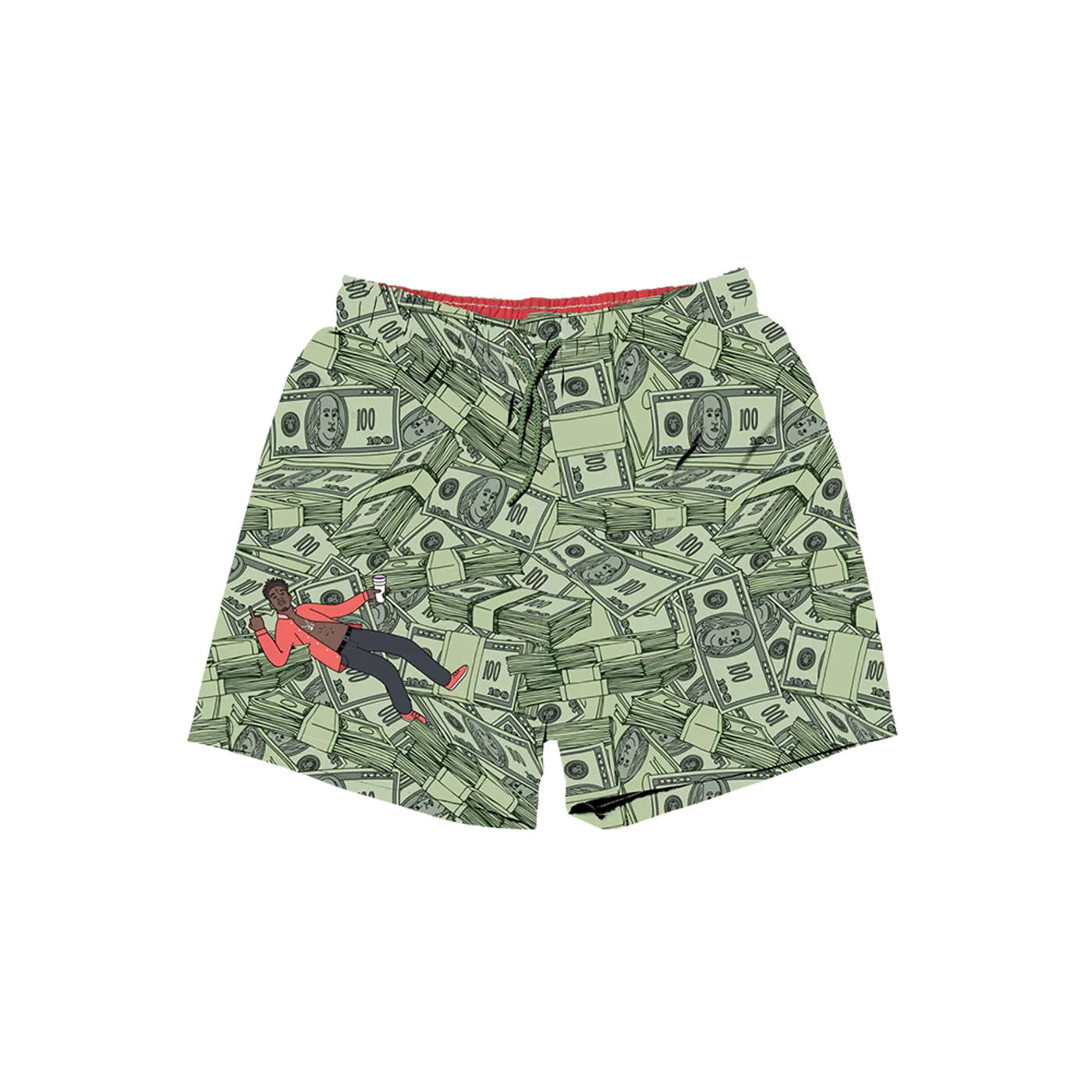 21 Savage ISSA Money Pool Swim Trunks