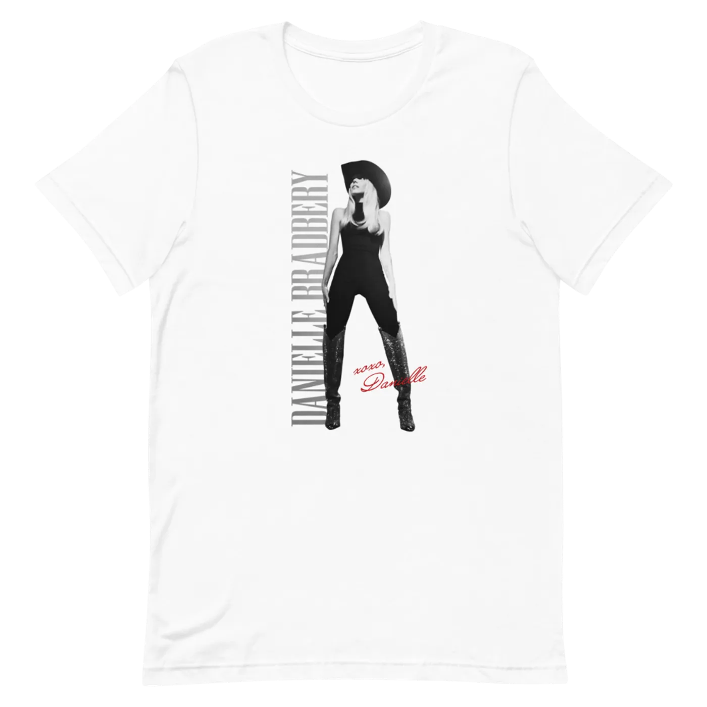 Danielle Bradbery Glitter Boots Face T-Shirt