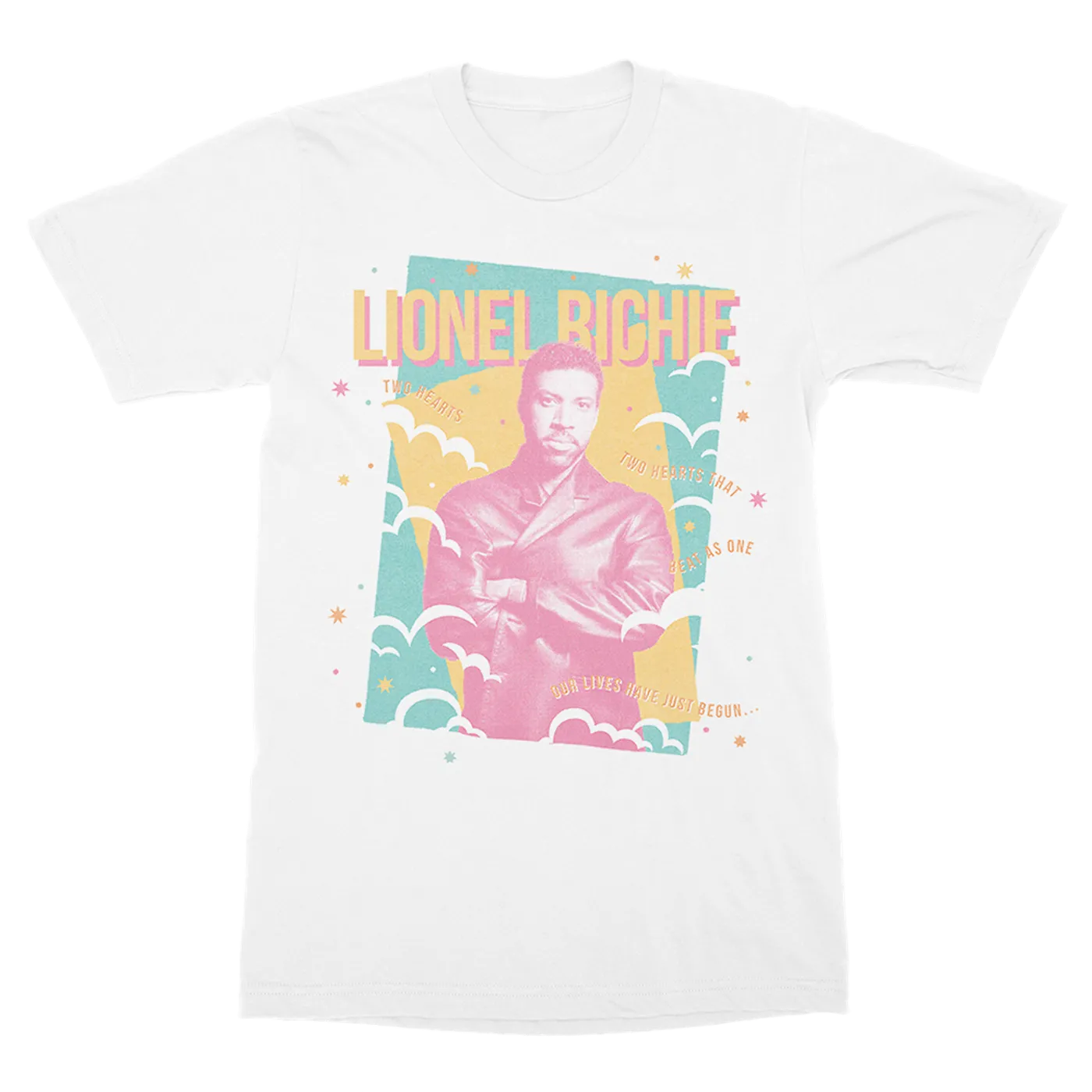 Lionel Richie Two Hearts White T-Shirt