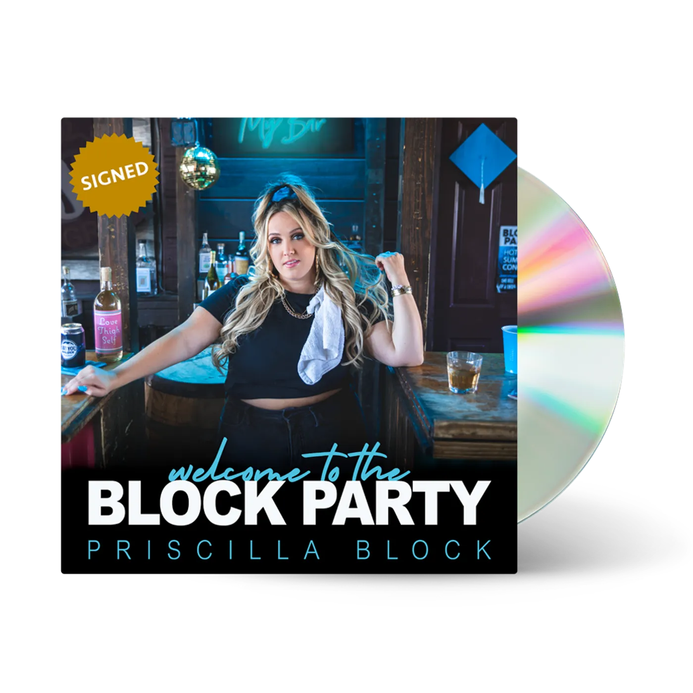 Priscilla Block Welcome To The Block Party Signed CD