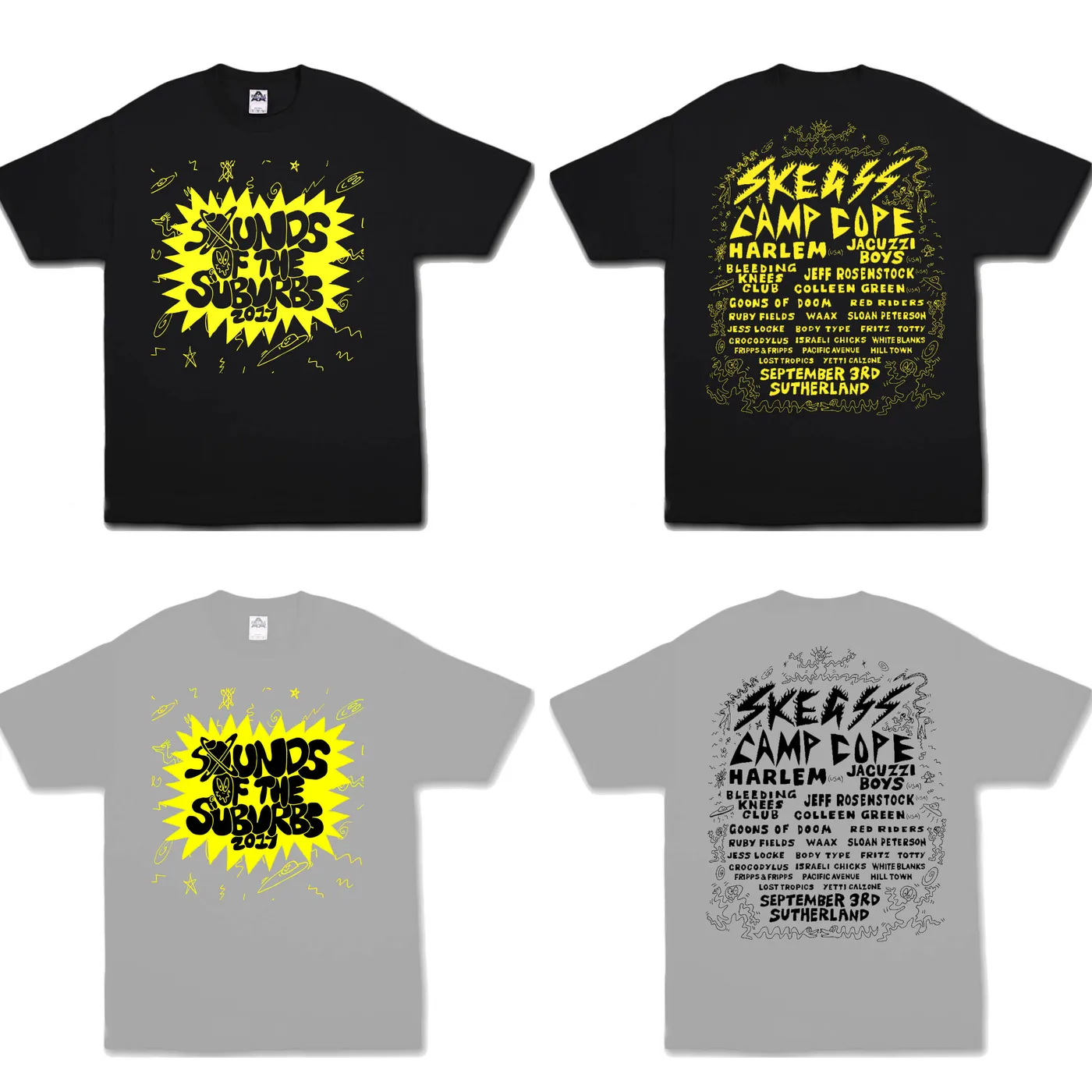 Skegss Sounds of the Suburbs - 2017 Festival Tee