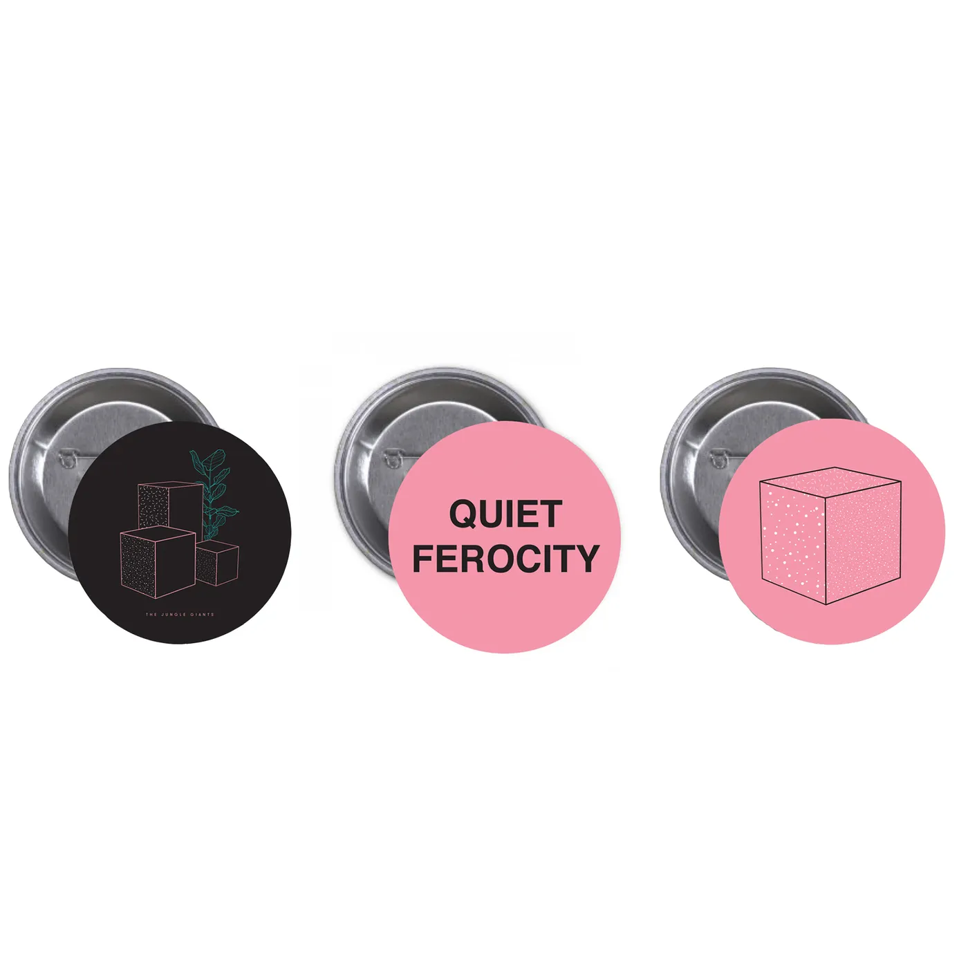 The Jungle Giants - Quiet Ferocity Badge Set