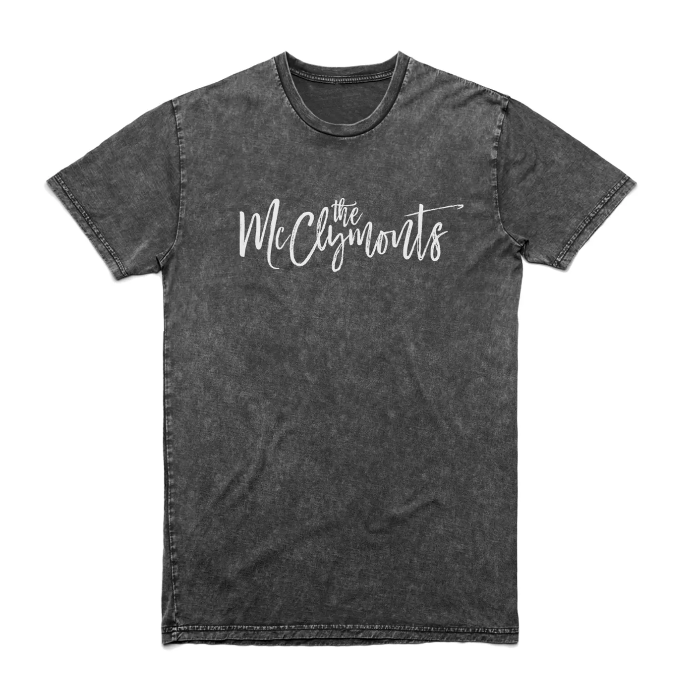 The McClymonts - Black Stonewash Logo Tee