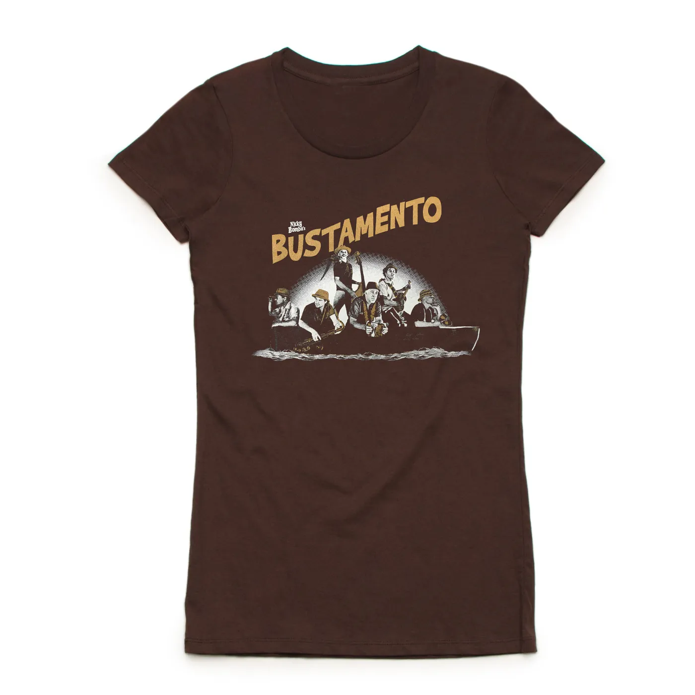 Bustamento - Ladies Dark Brown Tee