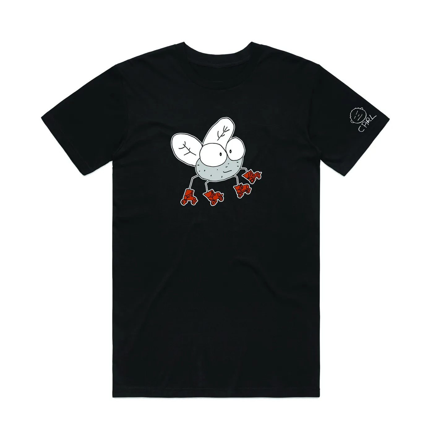 Carl Barron - Skating Flies Black Tee