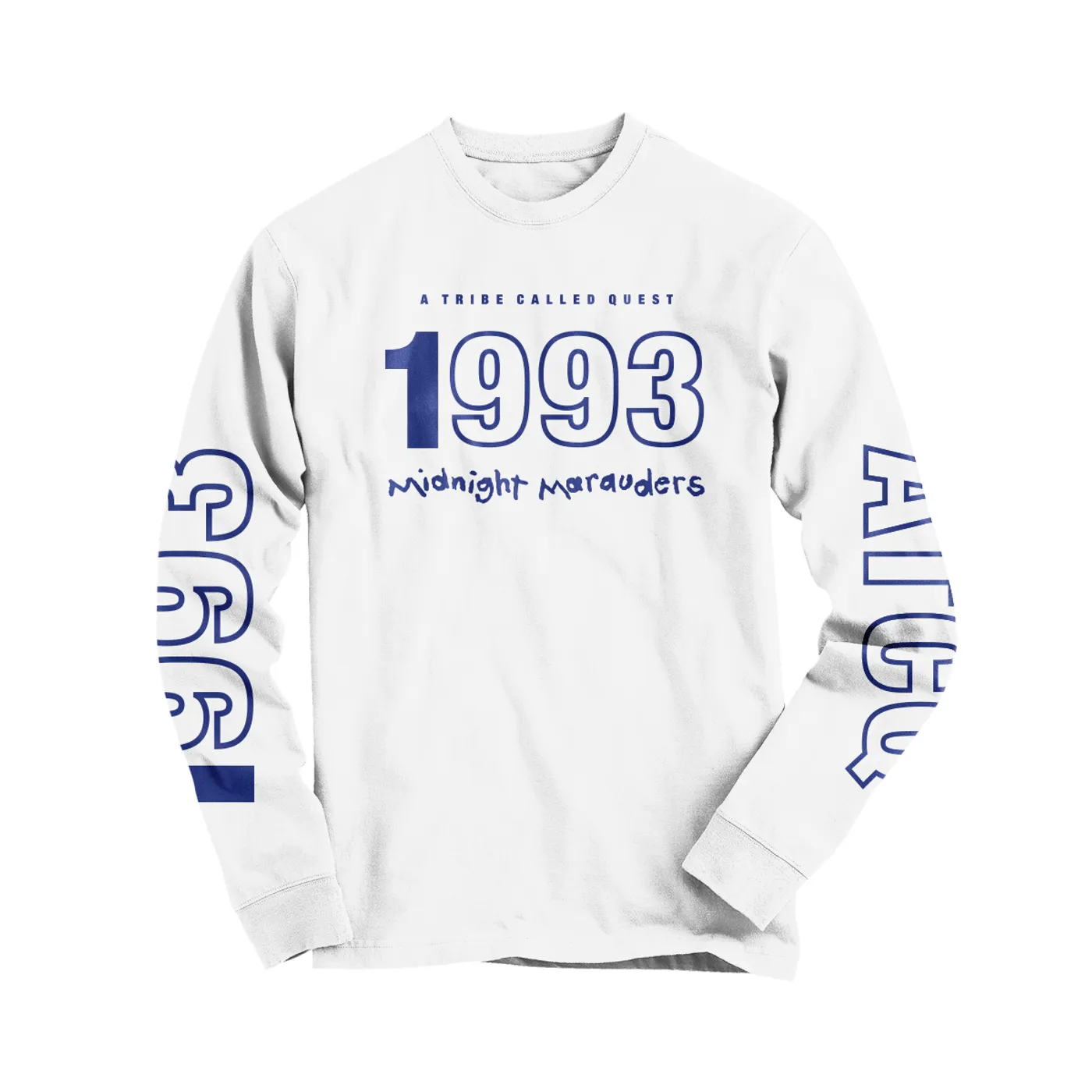 A Tribe Called Quest 1993 Midnight Marauders White Long Sleeve T-shirt