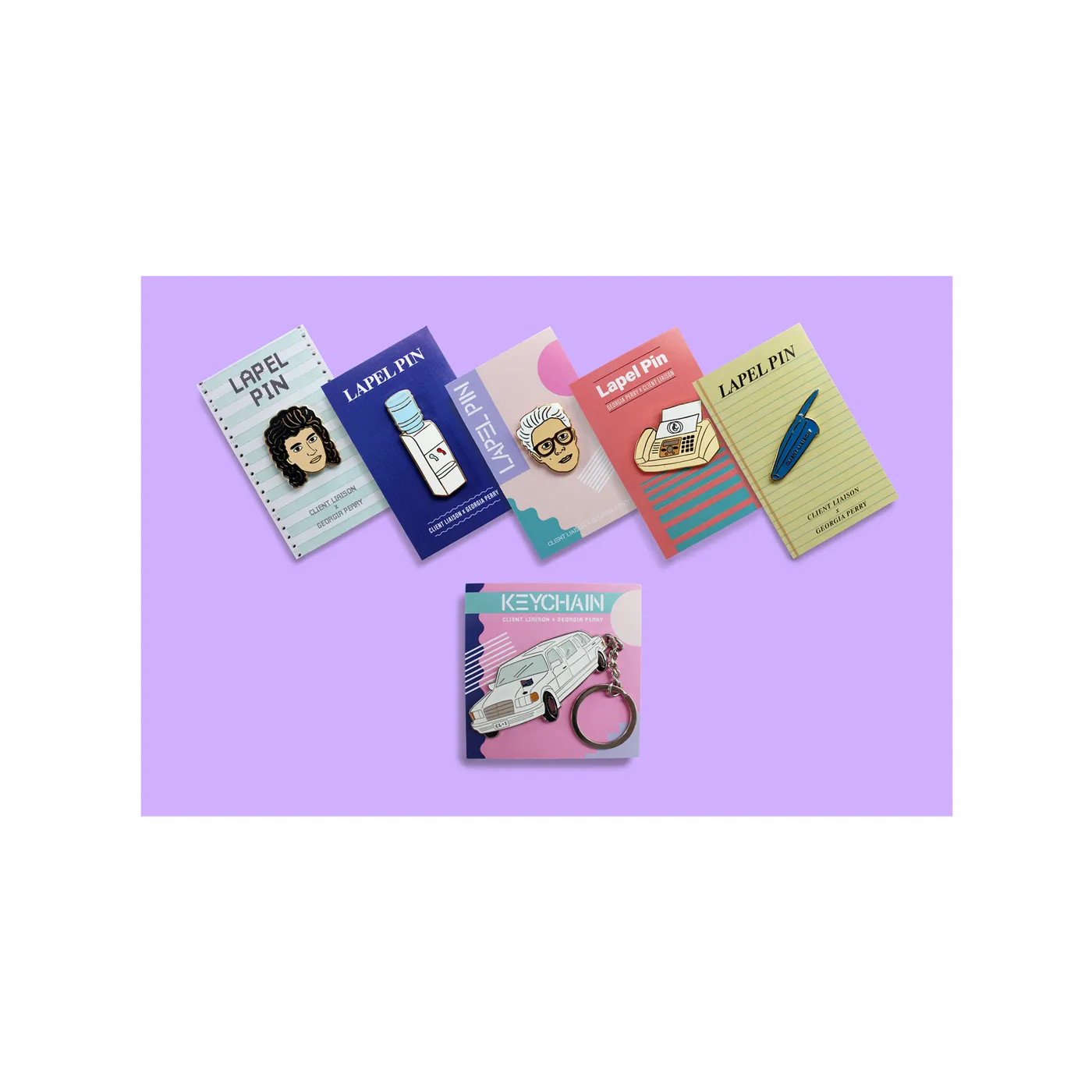Client Liaison Fax Machine / Lapel Pin