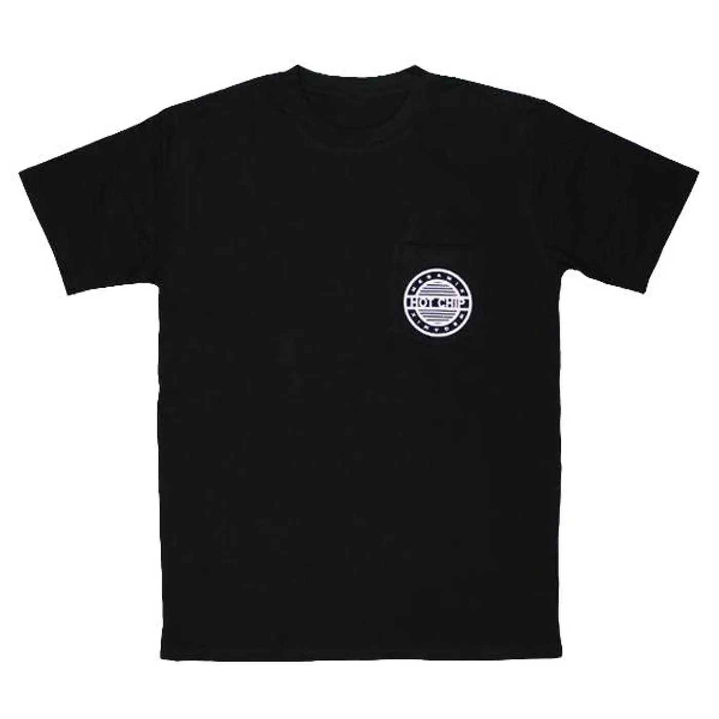 HOT CHIP MEGAMIX POCKET BLACK T-SHIRT