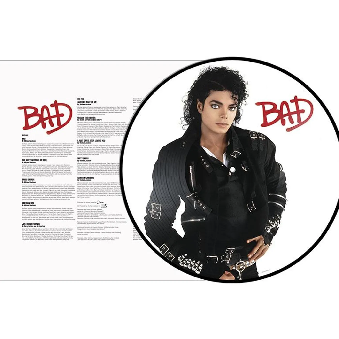 We Are Vinyl MICHAEL JACKSON - BAD PICTURE VINYL - LP