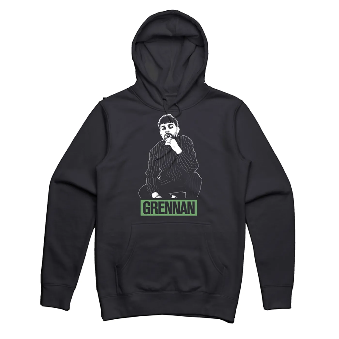Tom Grennan GRENNAN LOGO BLACK HOODIE