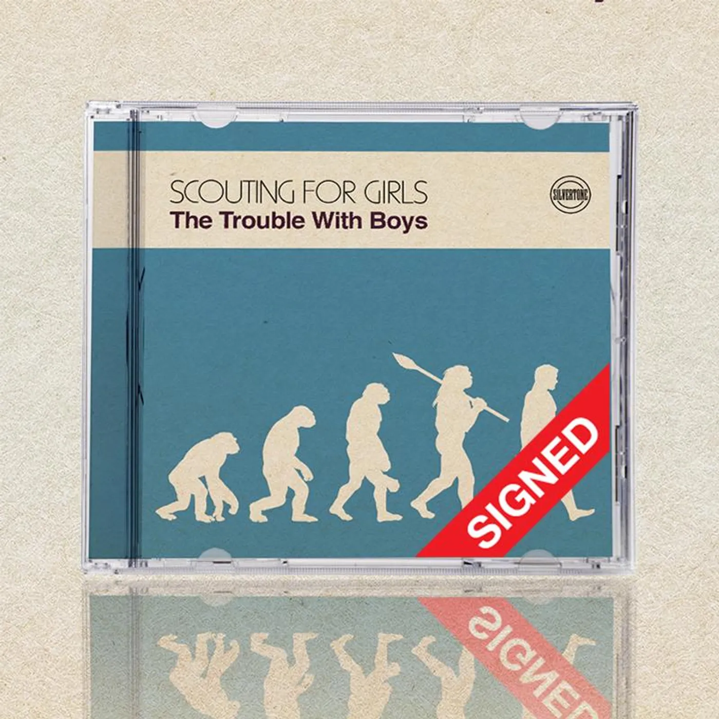Scouting For Girls THE TROUBLE WITH BOYS - SIGNED CD