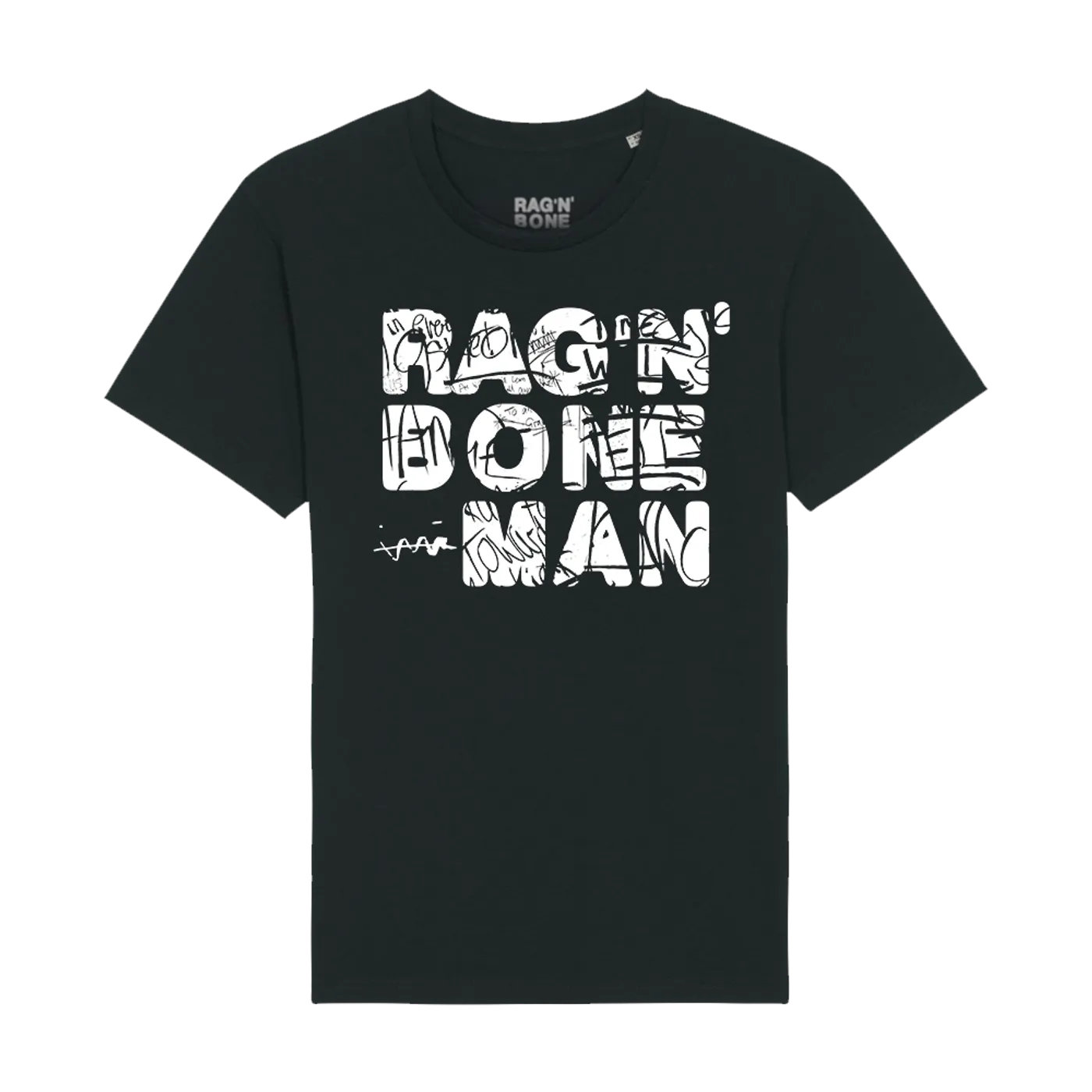 Rag'n'Bone Man Lyric Logo Black T-Shirt