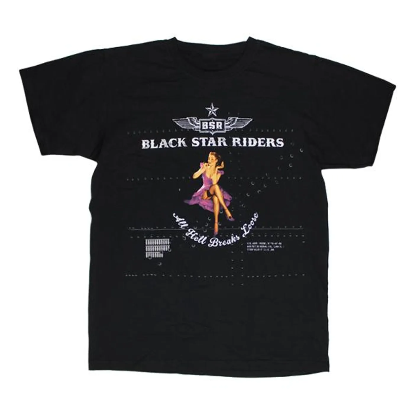 Black Star Riders All Hell Breaks Loose Tour T-Shirt