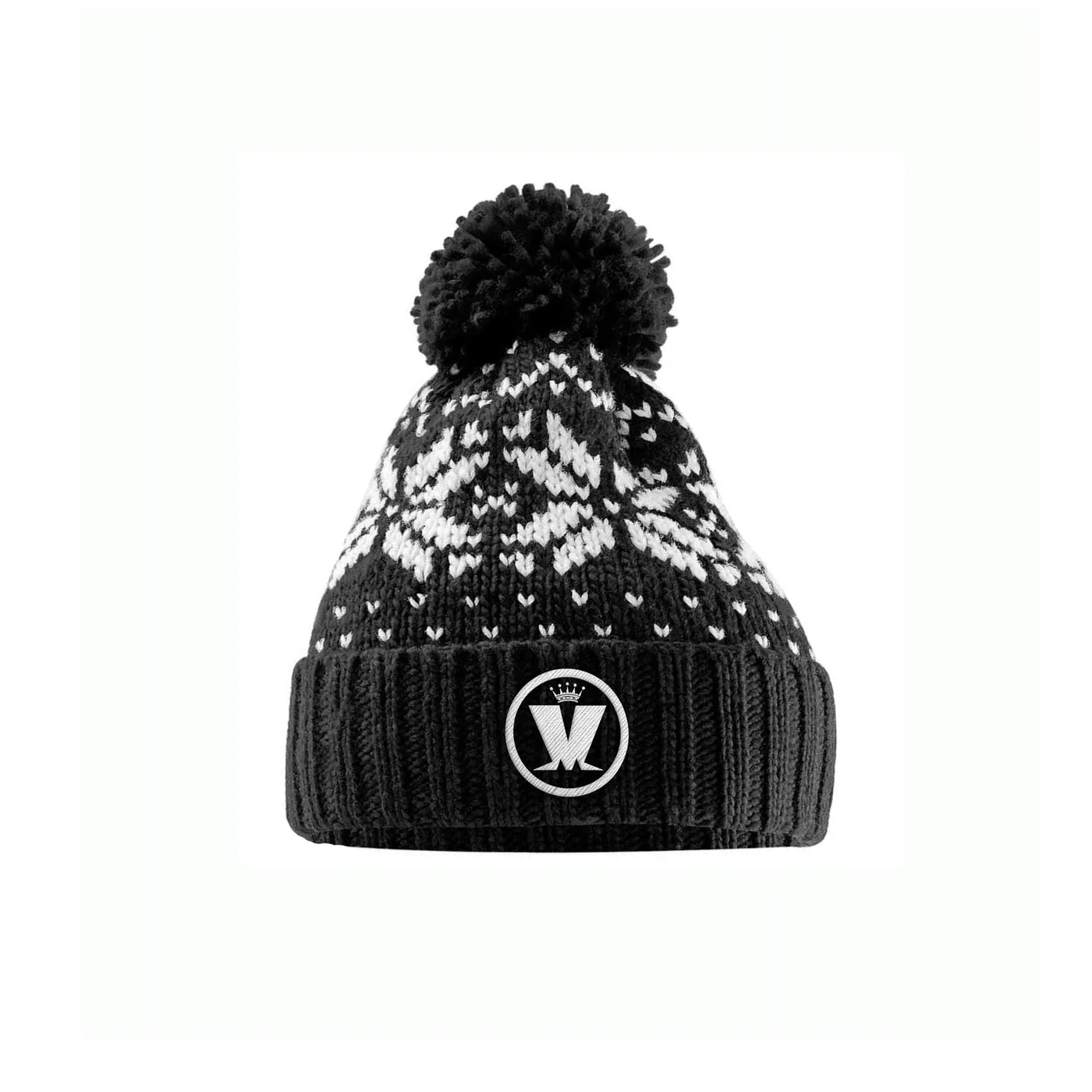 Madness Circle Logo Black Ski Hat