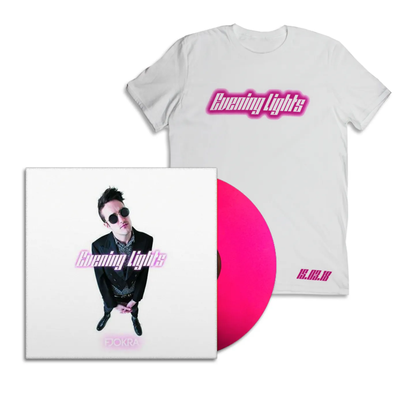 Fjokra EVENING LIGHTS - 12" + T-SHIRT BUNDLE