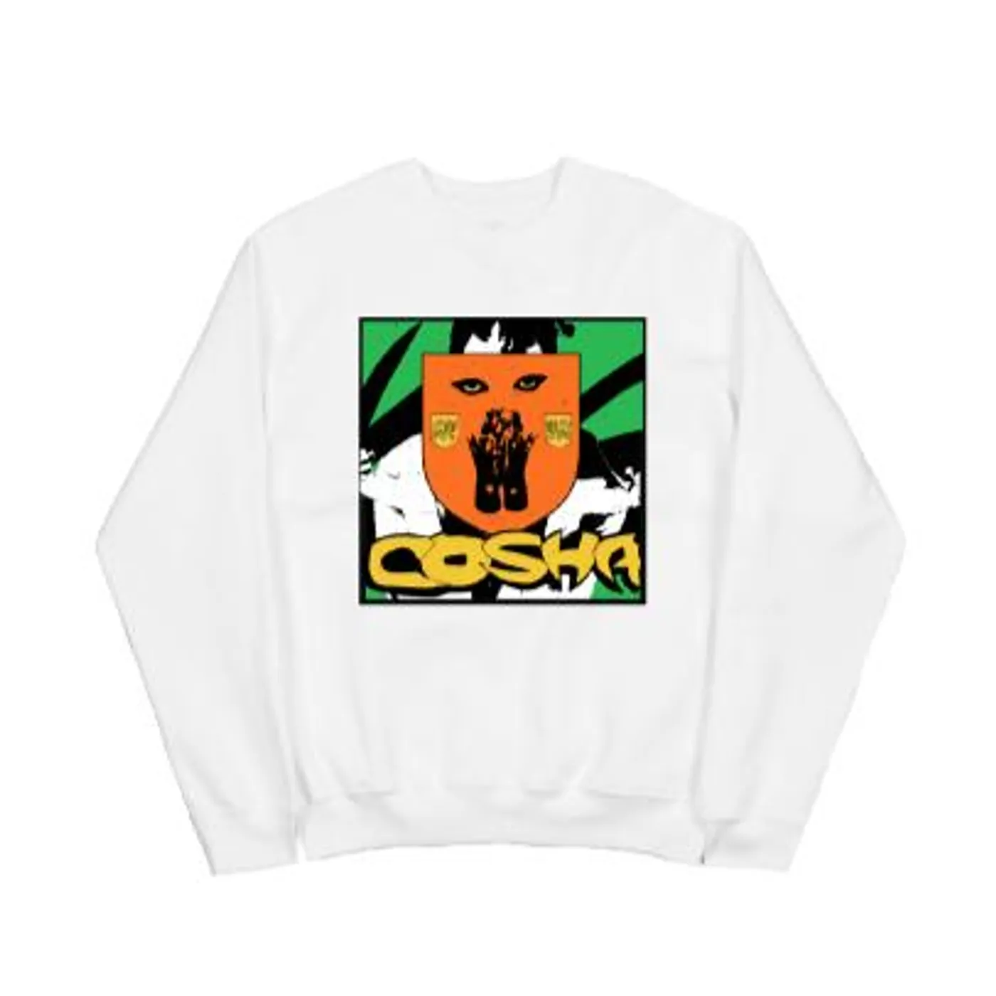 Cosha CREST WHITE CREW NECK SWEATSHIRT
