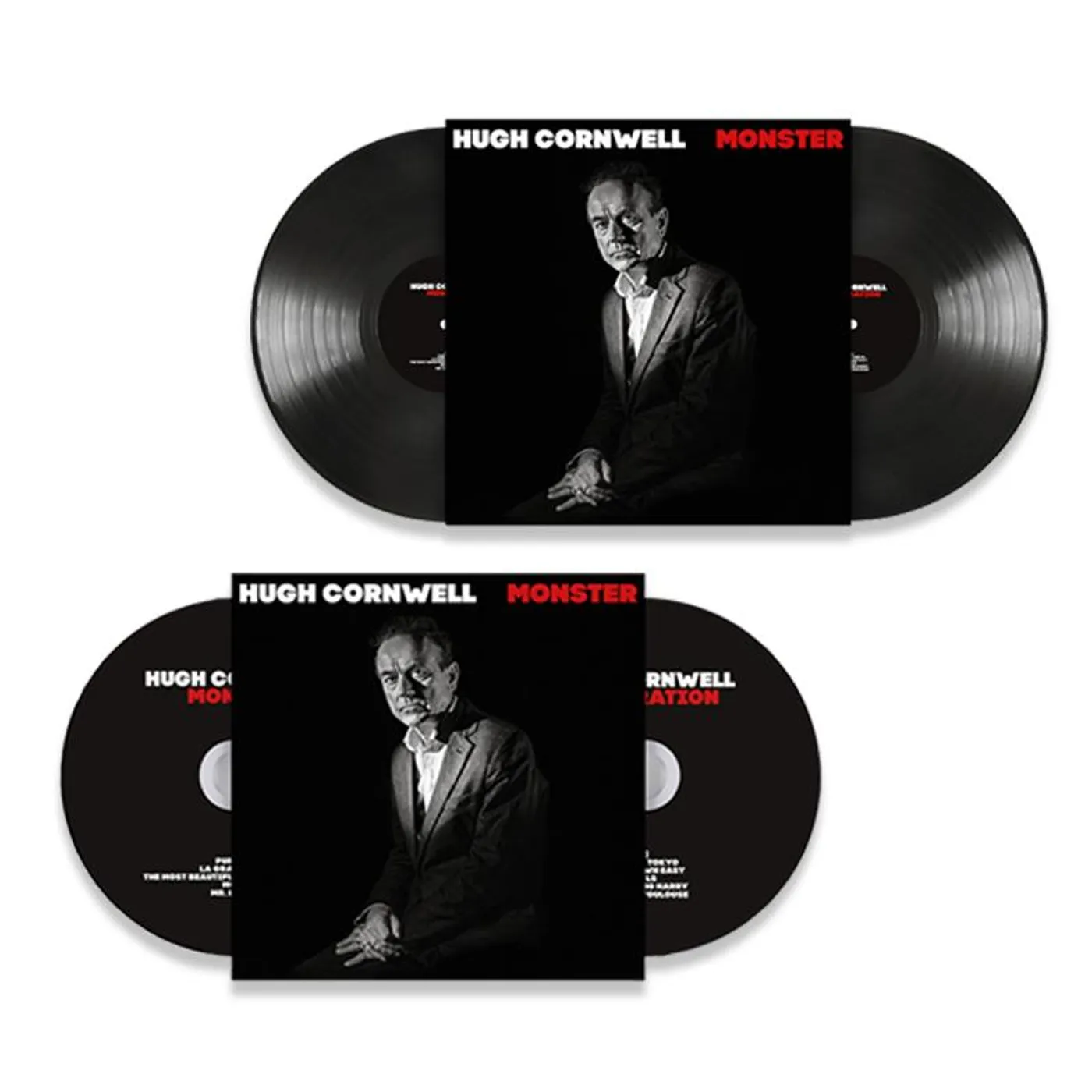 Hugh Cornwell 38698 Monster CD + Signed 2LP