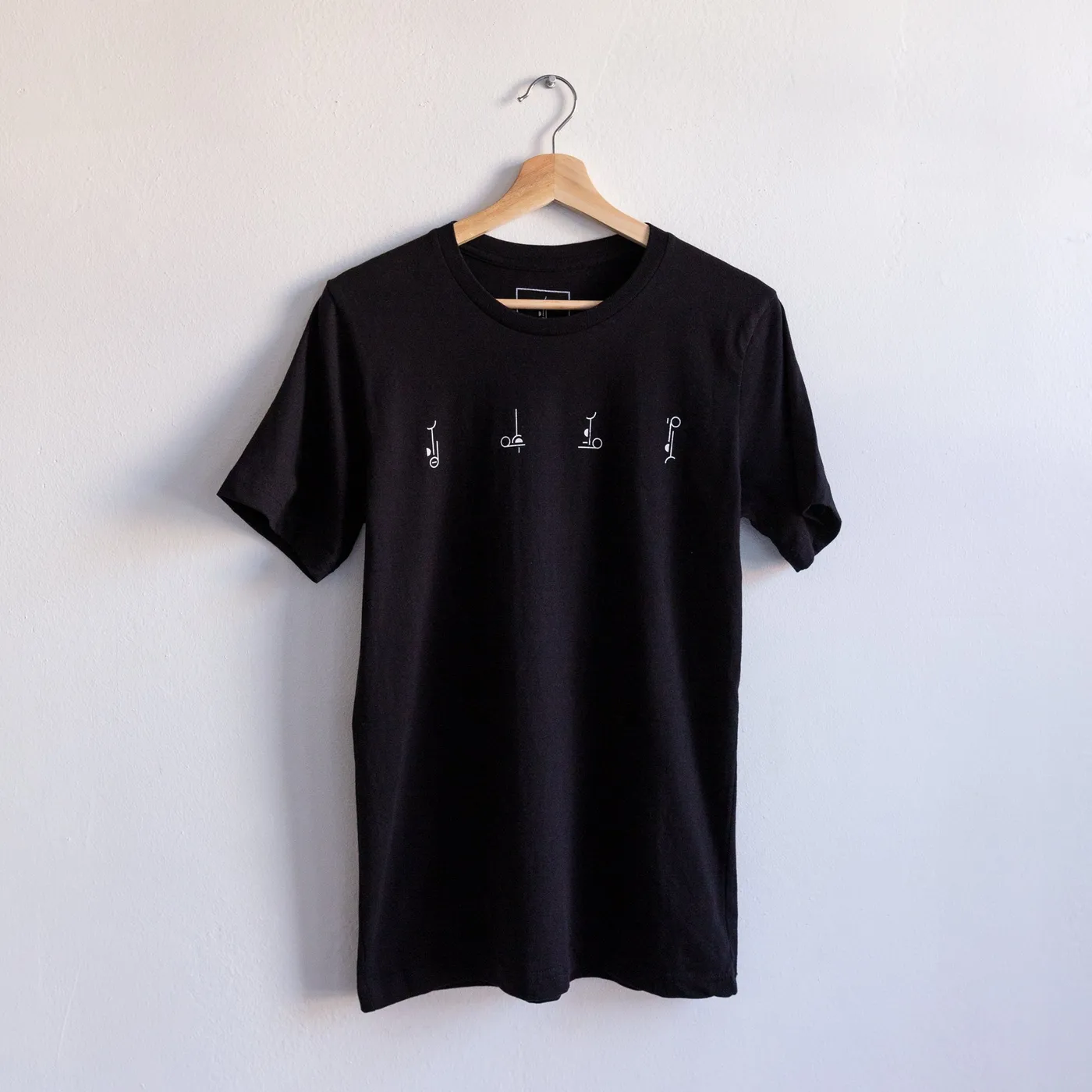 Hippo Campus TOUR T-SHIRT (WHITE PRINT) :: XXL ONLY