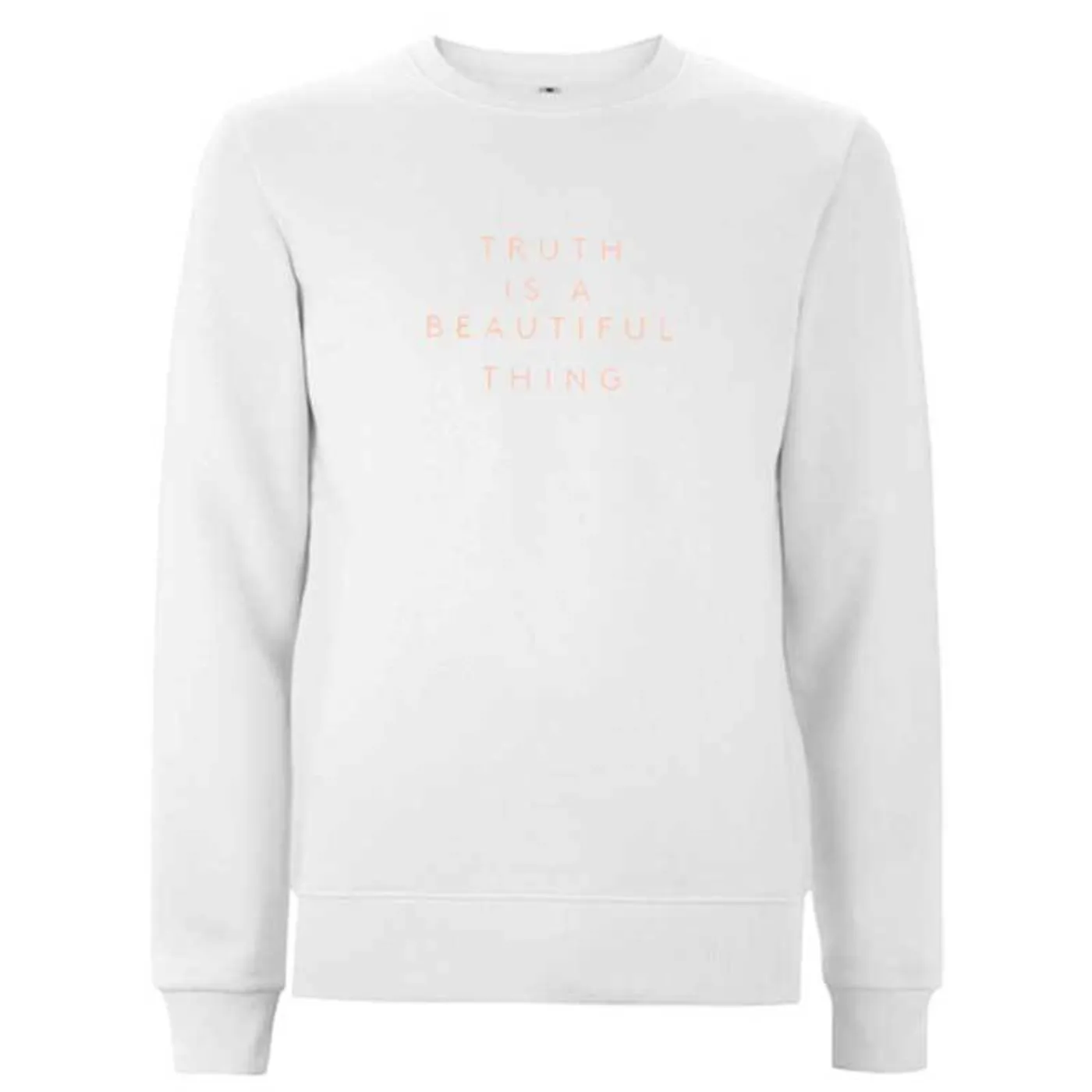London Grammar TRUTH IS A BEAUTIFUL THING  WHITE CREW NECK SWEATER
