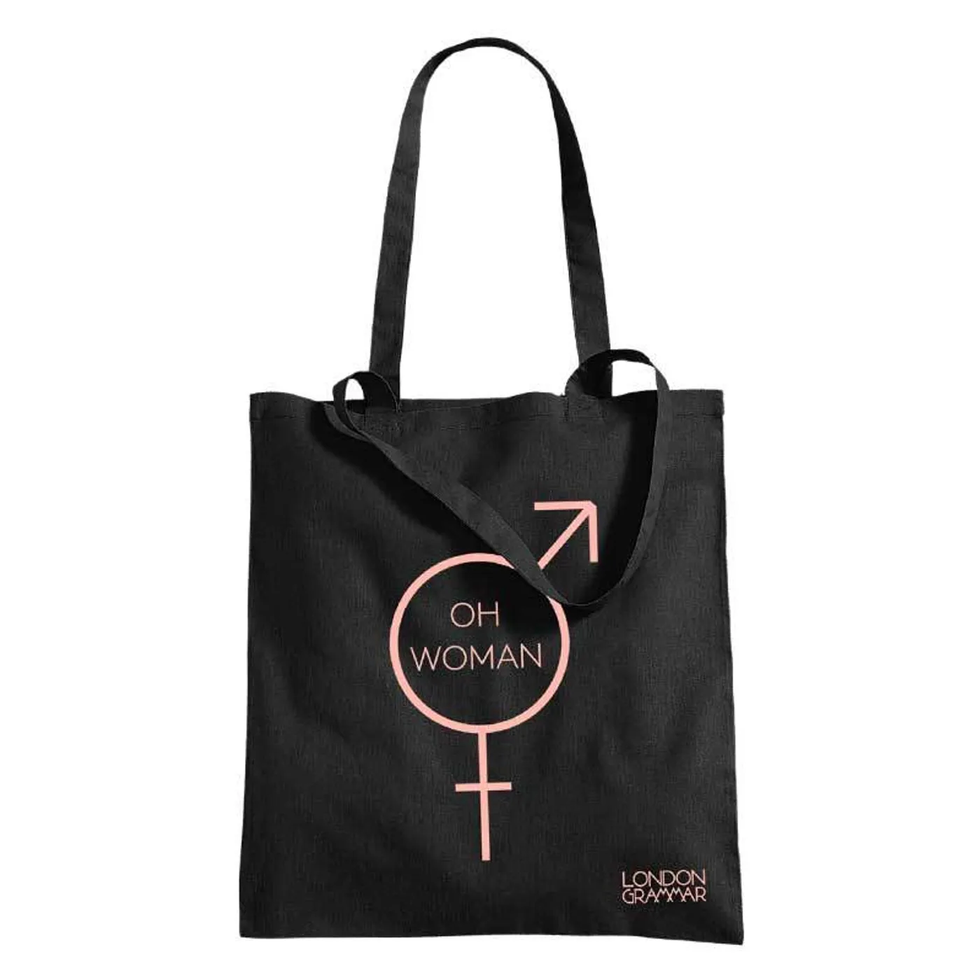 London Grammar OH WOMEN OH MAN BLACK TOTE BAG