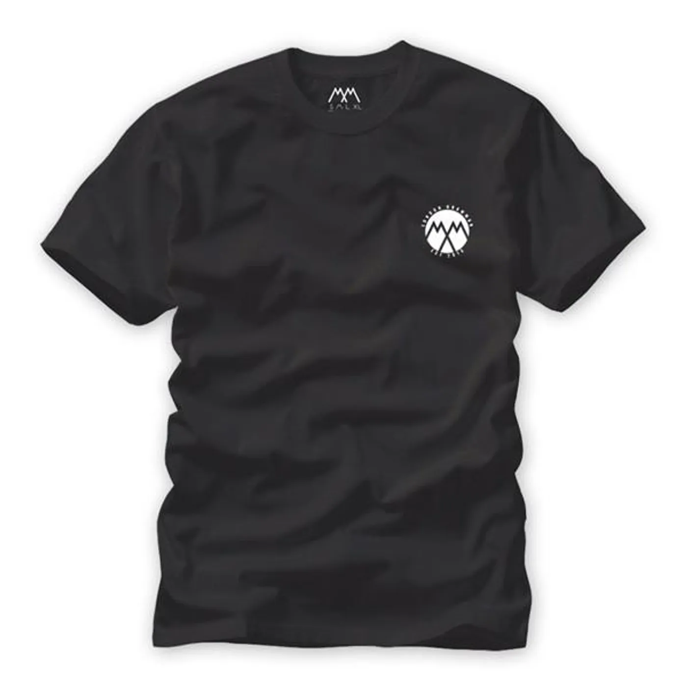 LONDON GRAMMAR EST. 2010 BREAST LOGO BLACK T-SHIRT
