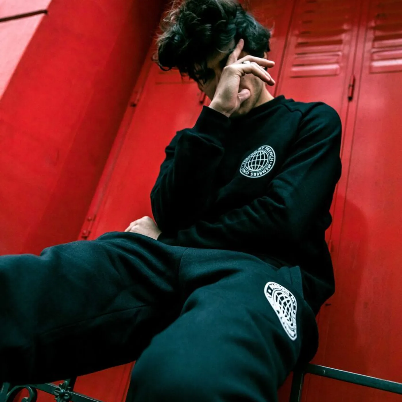 Pardon My French MEMBERS ONLY BLACK PANTS