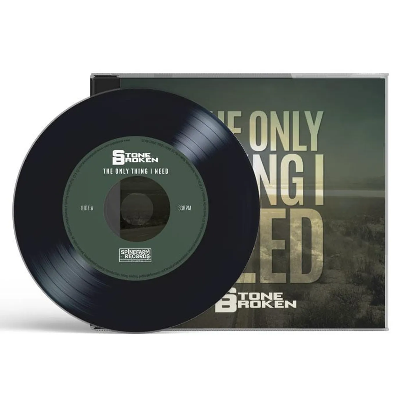 Stone Broken ALL IN TIME (LP) + THE ONLY THING I NEED (CD) (Vinyl)