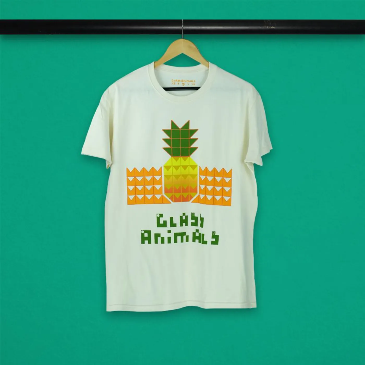 Glass Animals SUNSET PINEAPPLE NATURAL T-SHIRT