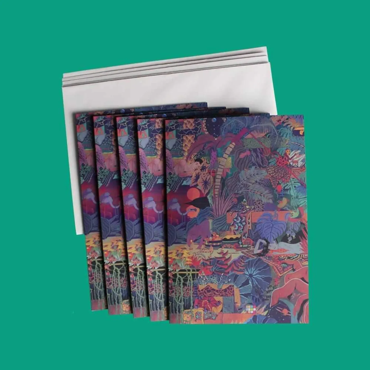 Glass Animals A6 ZABA GREETINGS CARDS - 5 PACK