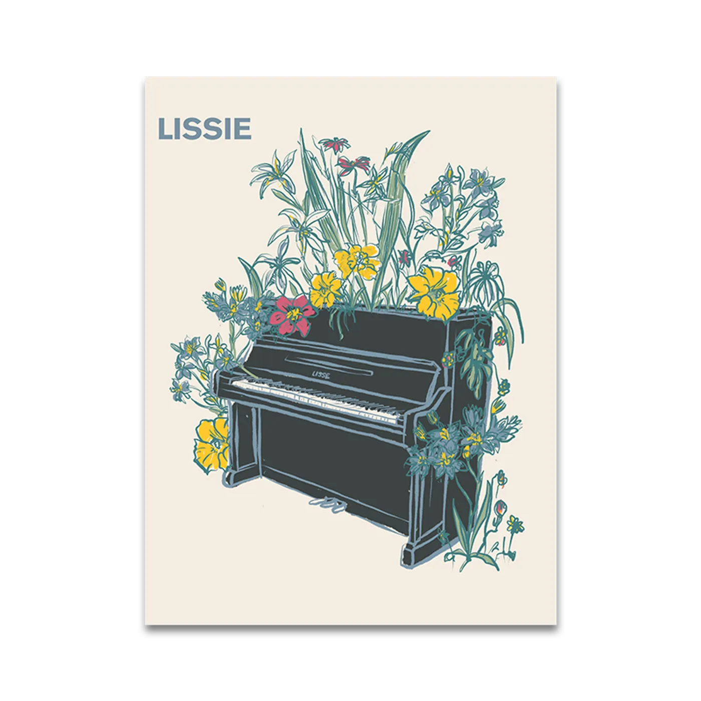 Lissie PIANO POSTER