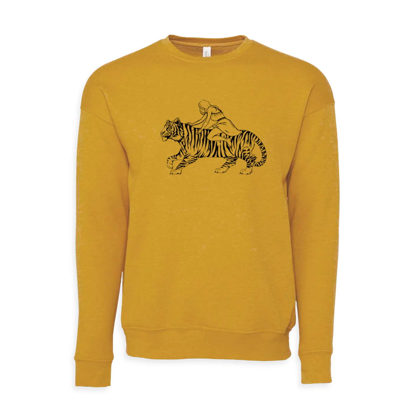 LISSIE TIGER MUSTARD SWEATSHIRT