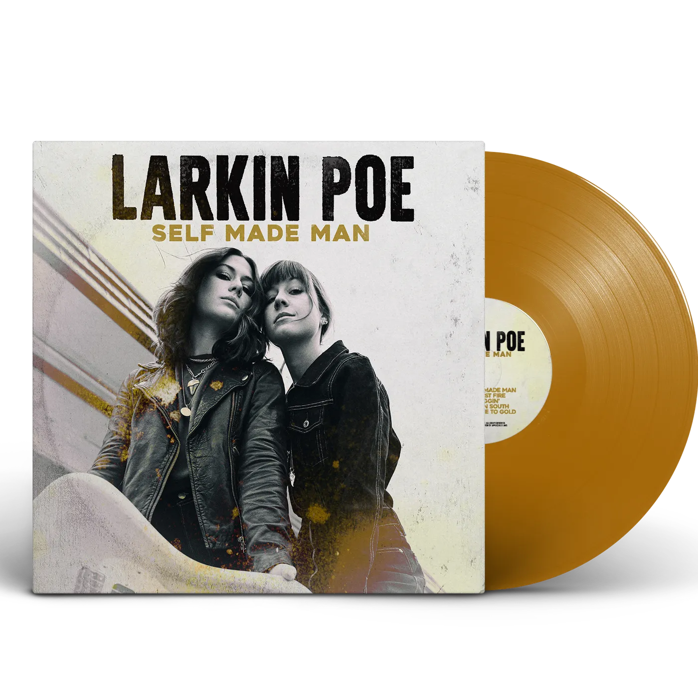 Larkin Poe SELF MADE MAN TAN VINYL LP