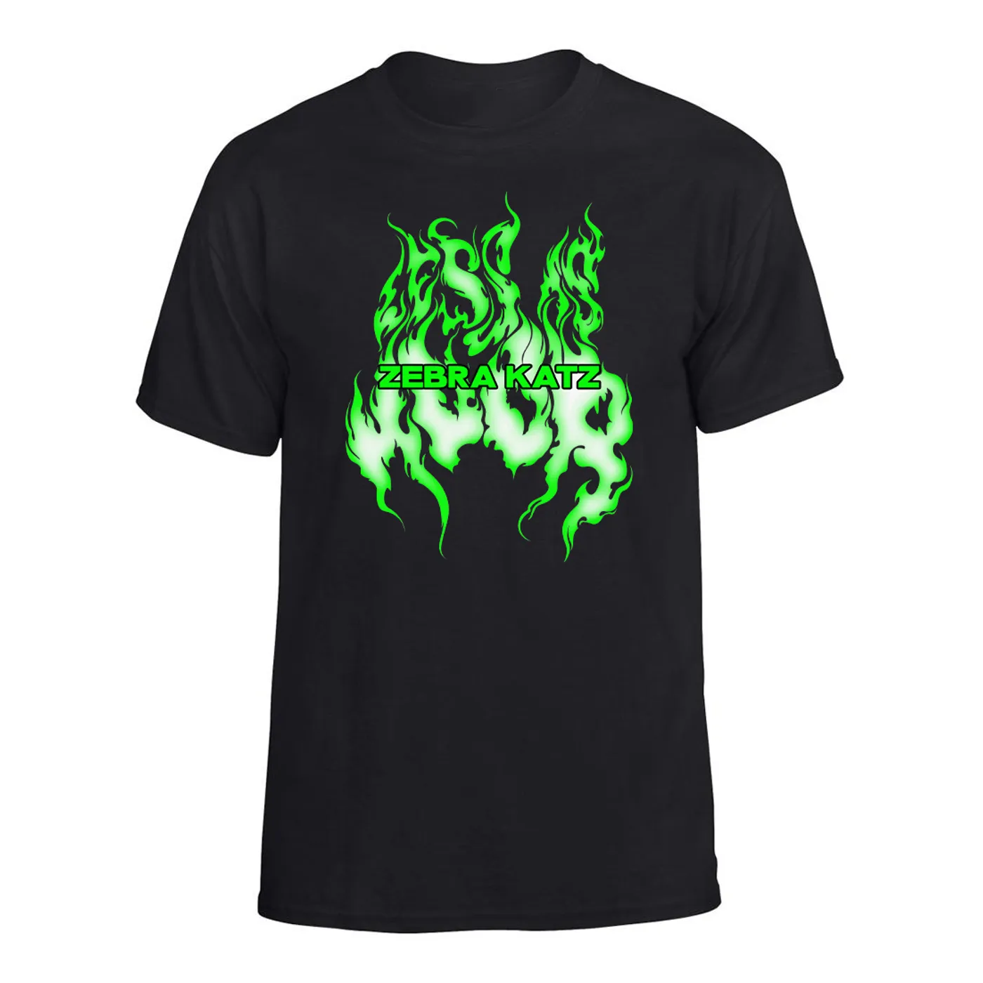 ZEBRA KATZ FLAME BLACK T-SHIRT