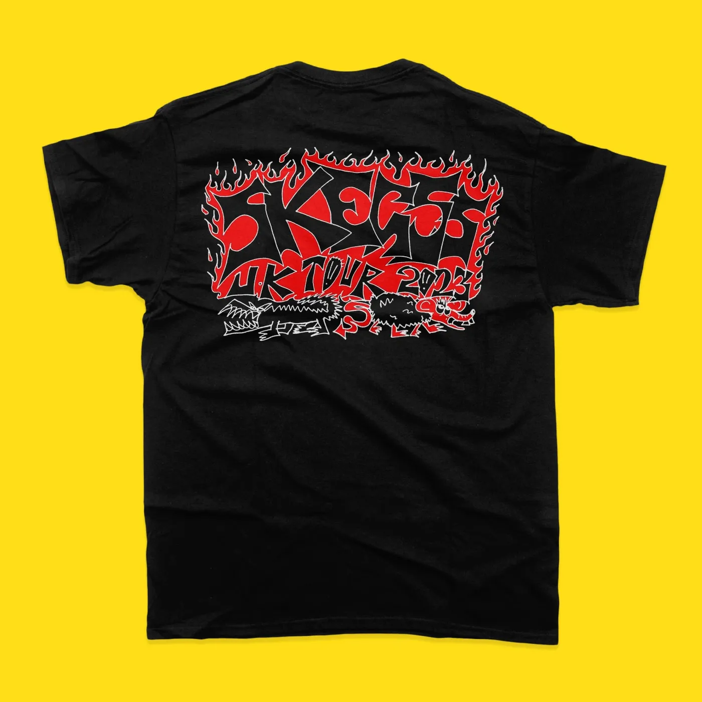 SKEGSS: RAT TOUR TEE (BLACK)