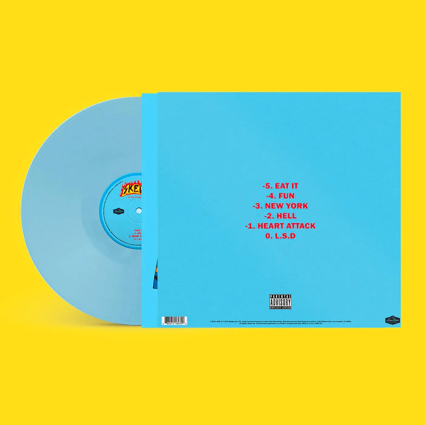 SKEGSS: 50 PUSH UPS FOR A DOLLAR VINYL (BLUE)