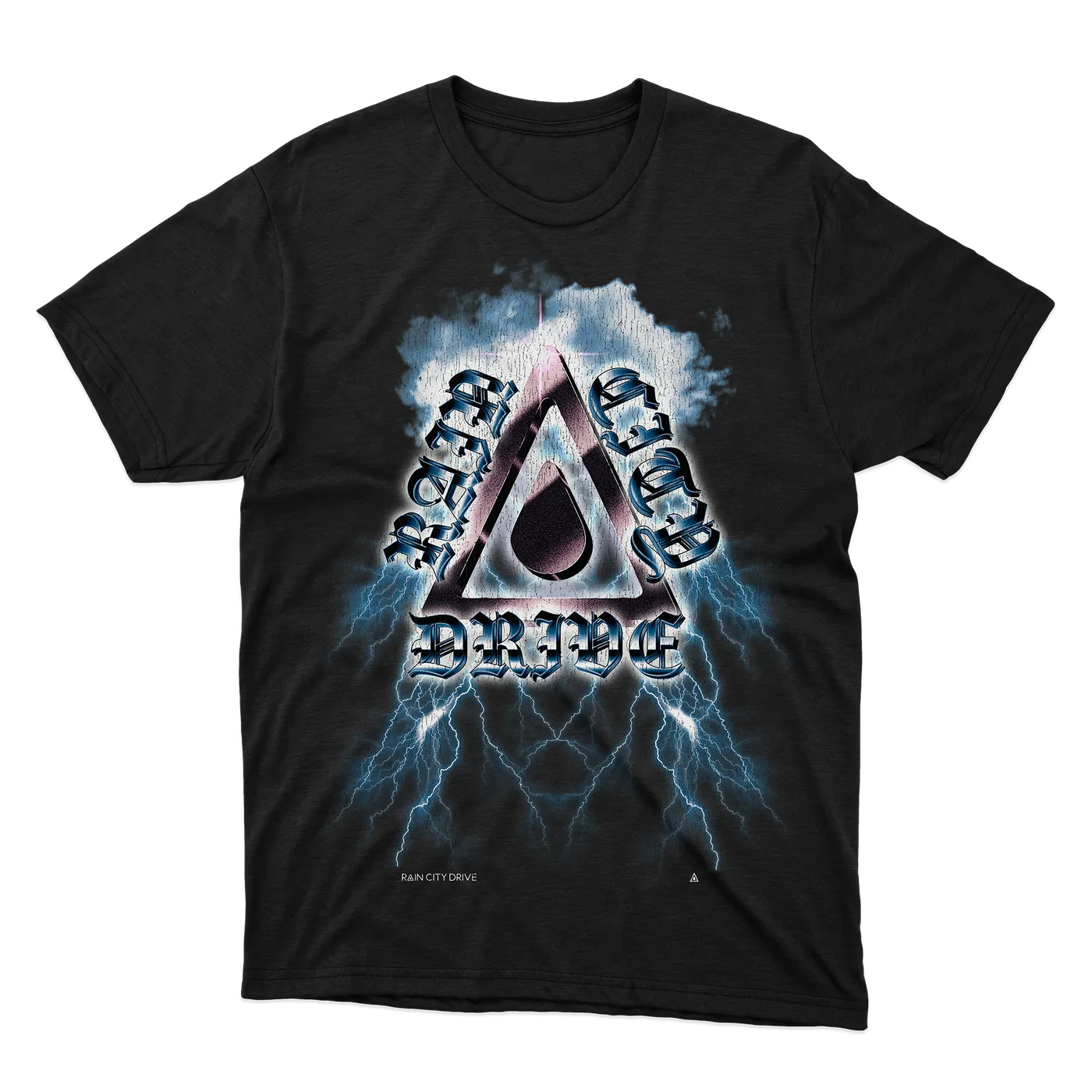 Rain City Drive - Lightning T-Shirt (Black)