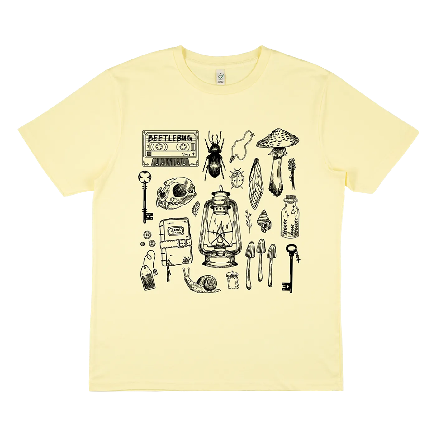 BEETLEBUG PALE YELLOW T-SHIRT In