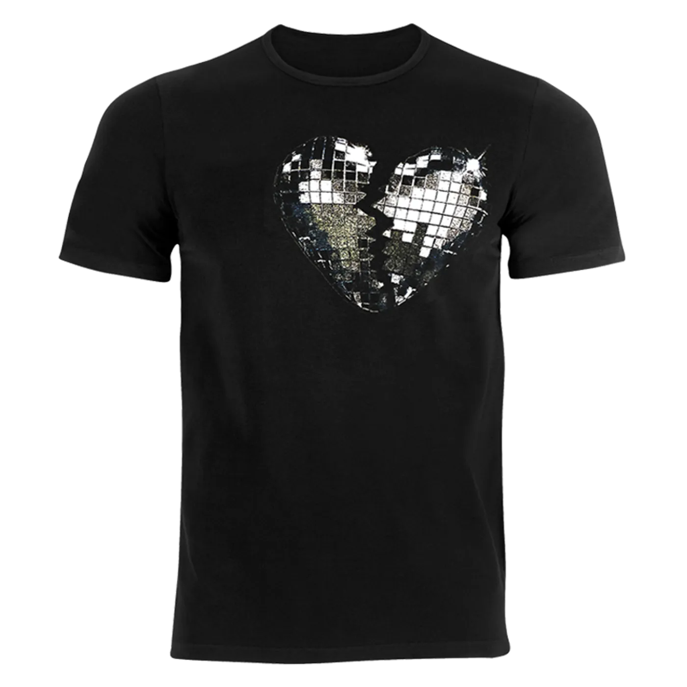Mark Ronson GLITTER HEARTBREAK BLACK TEE