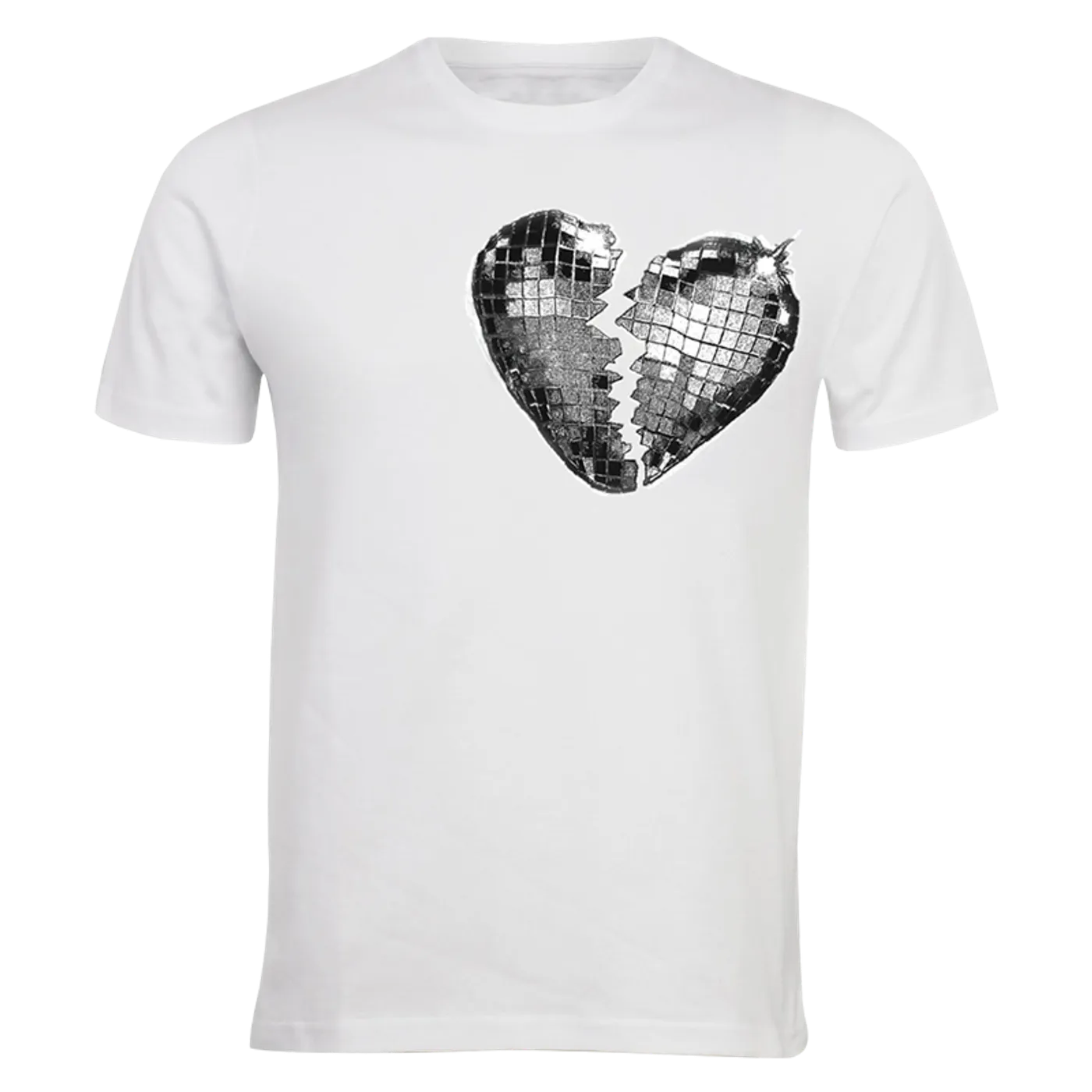 Mark Ronson GLITTER HEARTBREAK WHITE TEE