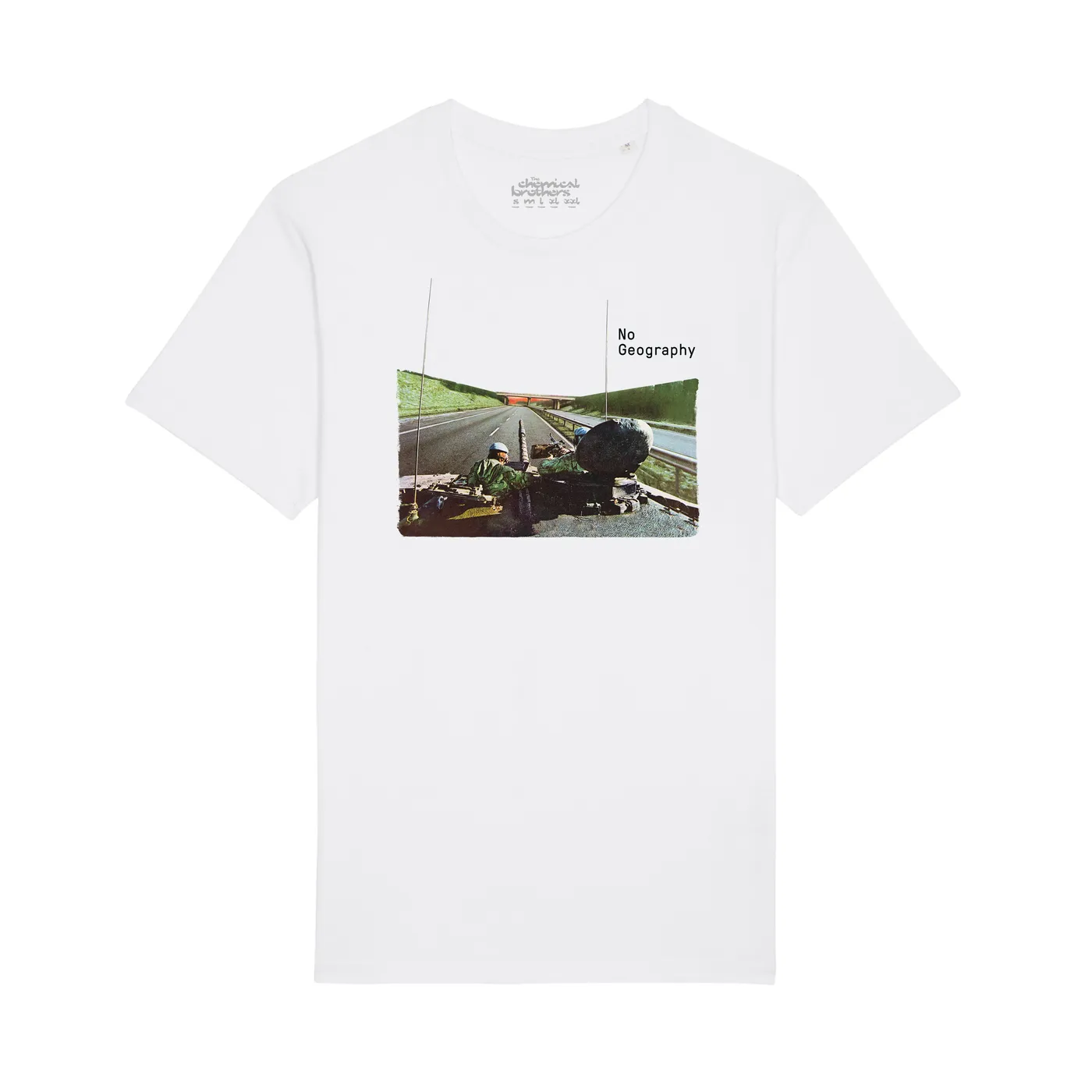 The Chemical Brothers NO GEOGRAPHY (WHITE) - CLASSIC EDITION T-SHIRT