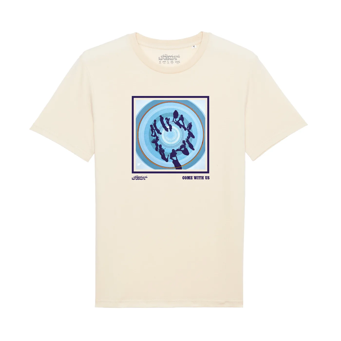 The Chemical Brothers COME WITH US (NATURAL) - CLASSIC EDITION T-SHIRT
