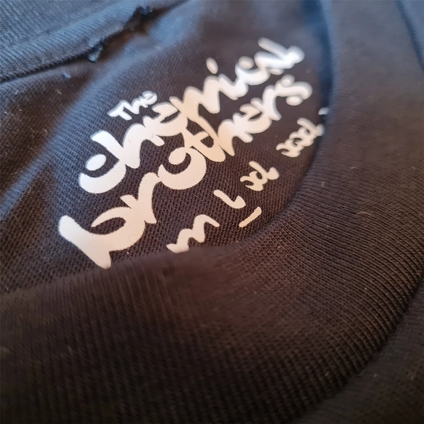 The Chemical Brothers EMBROIDERED LOGO BLACK T-SHIRT