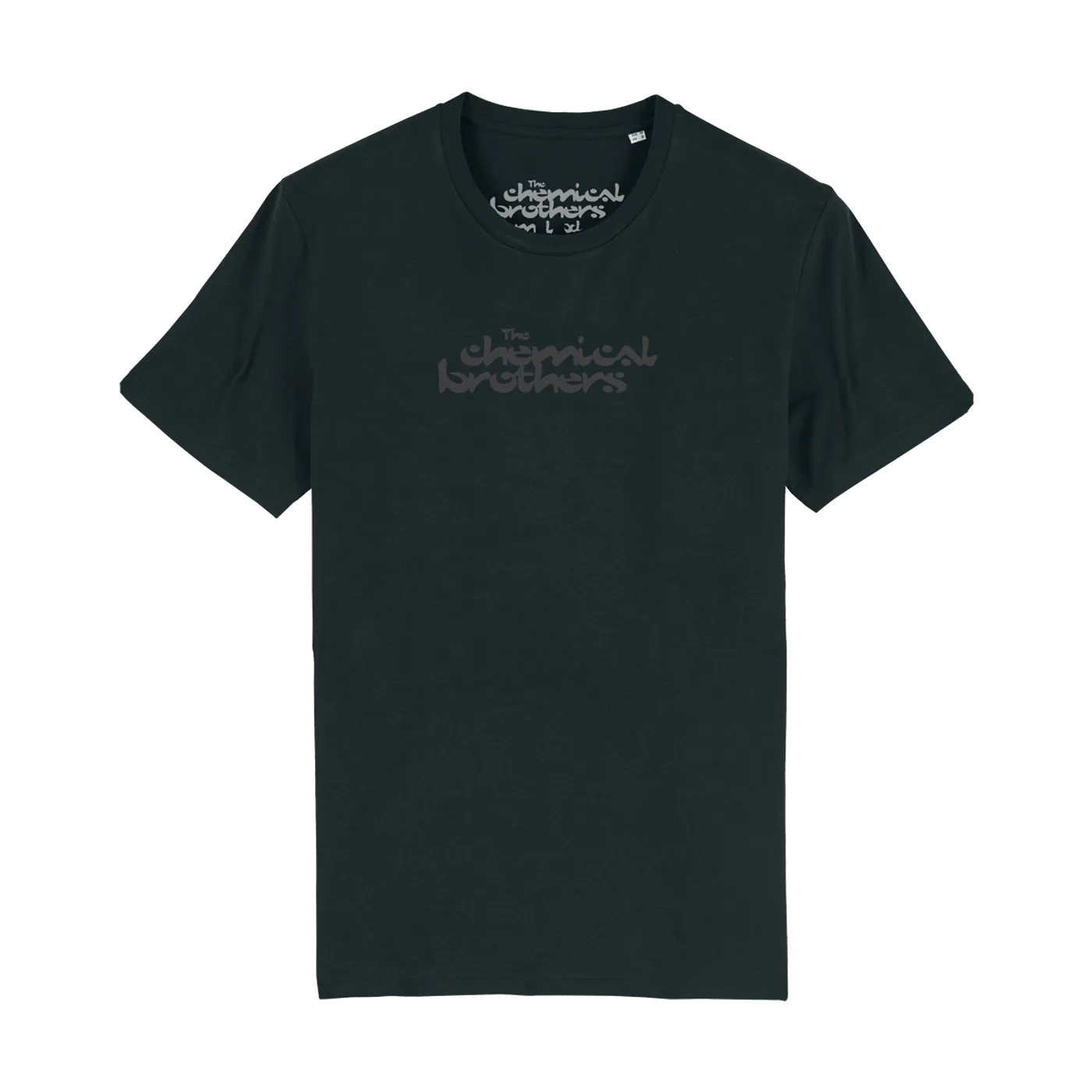 The Chemical Brothers EMBROIDERED LOGO BLACK T-SHIRT