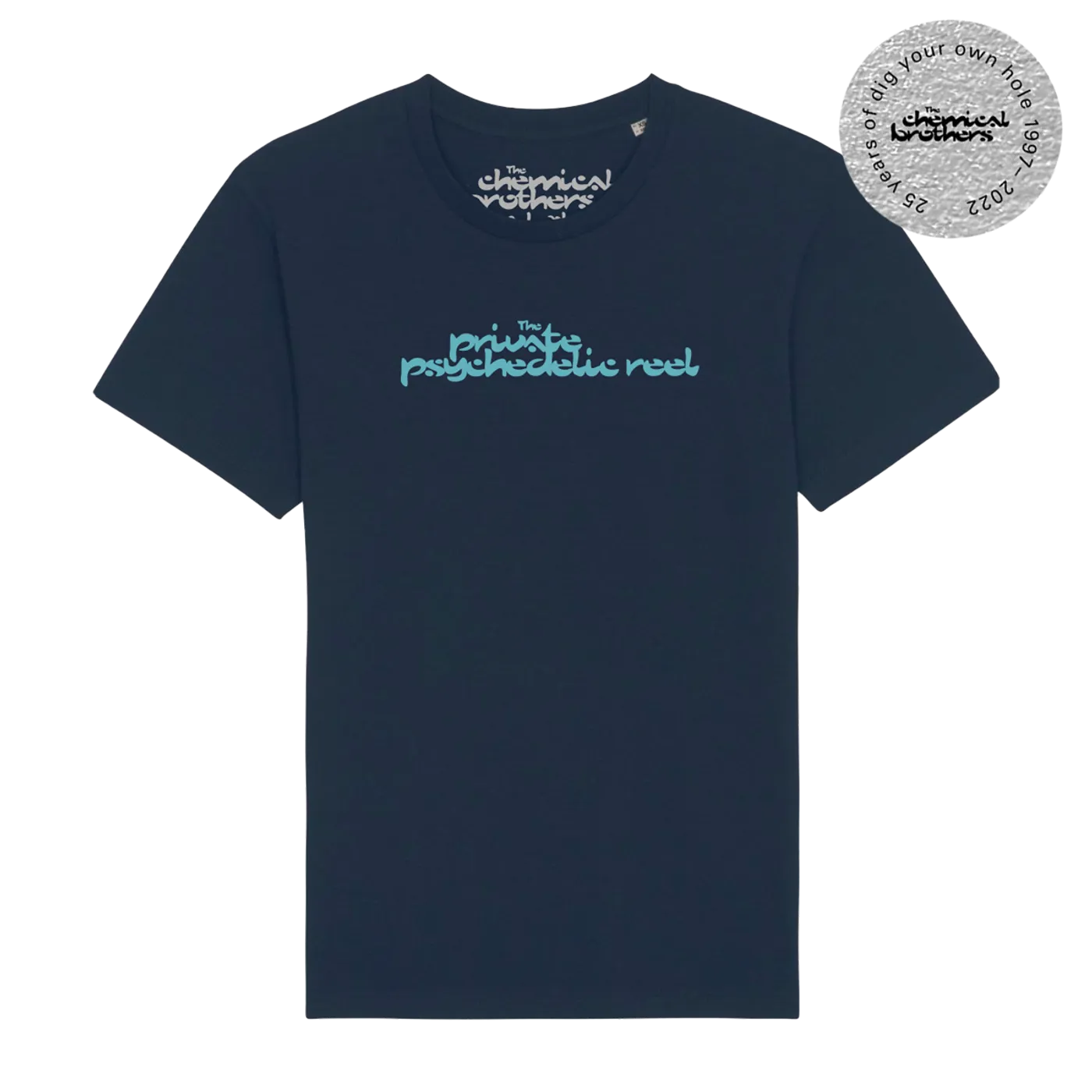The Chemical Brothers PRIVATE PSYCHEDELIC REEL NAVY T-SHIRT
