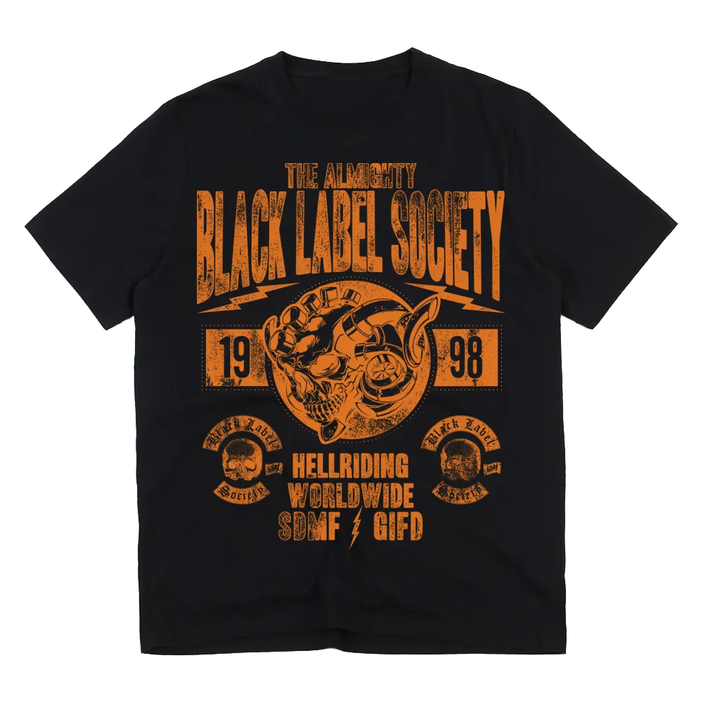 Hell Riding Worldwide Mens Tee