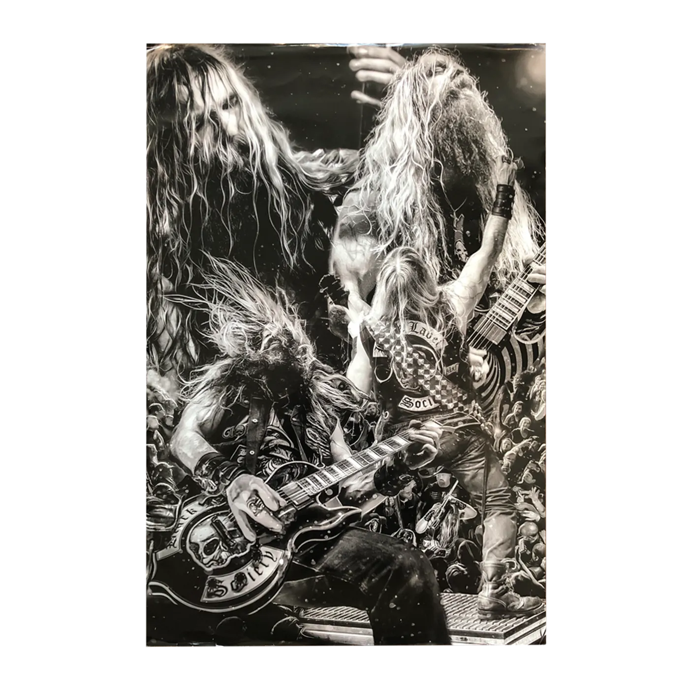 Black Label Society Zakk Wylde Blk/Wht Poster