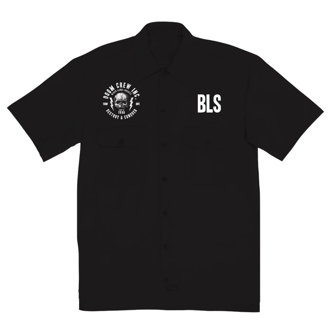 Black Label Society Doom Crew Inc. Destroy & Conquer Black Workshirt